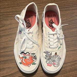 Vans Authentic Gallery x Ashley Lukashevsky Shoes Mens 6.5 Womens 8
